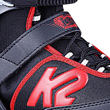 Ковзани для хлопчиків K2 Skates Joker Ice L (ЄС 35-40 / Великобританія 3-7 / США 4-8) чорно-червоні