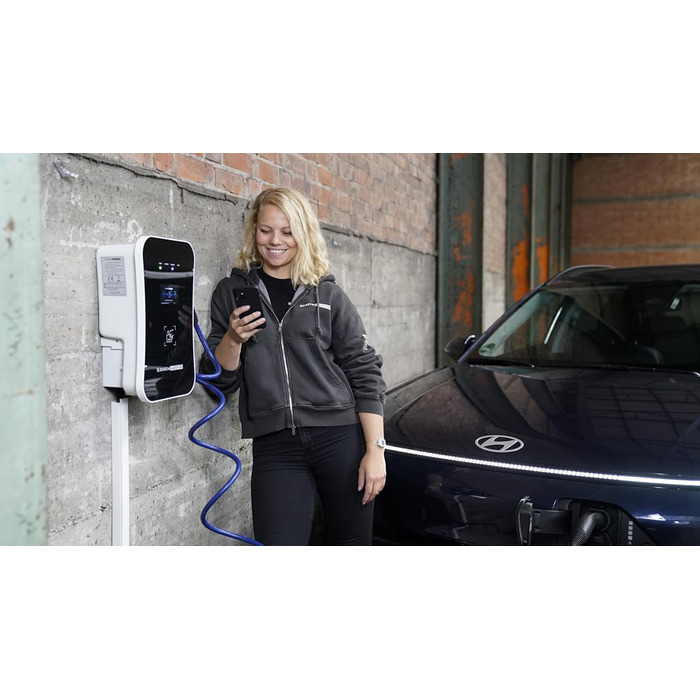 Із зарядним кабелем 7,5 м (новий модельний рік 2025) Розумне програмне забезпечення та додаток Фотоелектрична зарядка Інтелектуаль