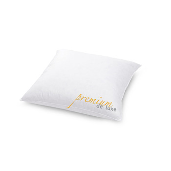 Пухова подушка преміум-класу de Luxe Comfort 50x50 см - Зроблено в Німеччині. М&39яка пухова подушка зі 100 бавовни - 90 пух, 10 пір&39я. Подушка для алергіків.