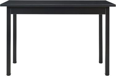 Сучасний обідній стіл Den Haag Black 120x60x75 см стіл для 4 осіб обідній стіл кухонний стіл