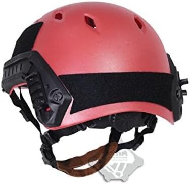 Універсальний тактичний легкий шолом OPS Fast Base ABS Jump Military RED L/XL TB285