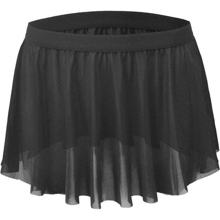 Чоловіча сітчаста мініспідниця JIAHG, чорна, універсальний розмір