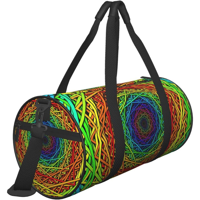 Яскрава дорожня сумка-мішок Dream Rainbow, спортивна сумка для фітнесу, велика сумка для подорожей та покупок, сумка на нічліг та на вихідні для чоловіків та жінок
