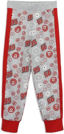 Піжами Disney Cars Піжами Блискавка МакКвін для хлопчиків Довгі піжами для дітей 3-4 років, різнокольорові