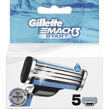 Знята з виробництва леза чоловічі Gillette Mach3 Start 5 шт.