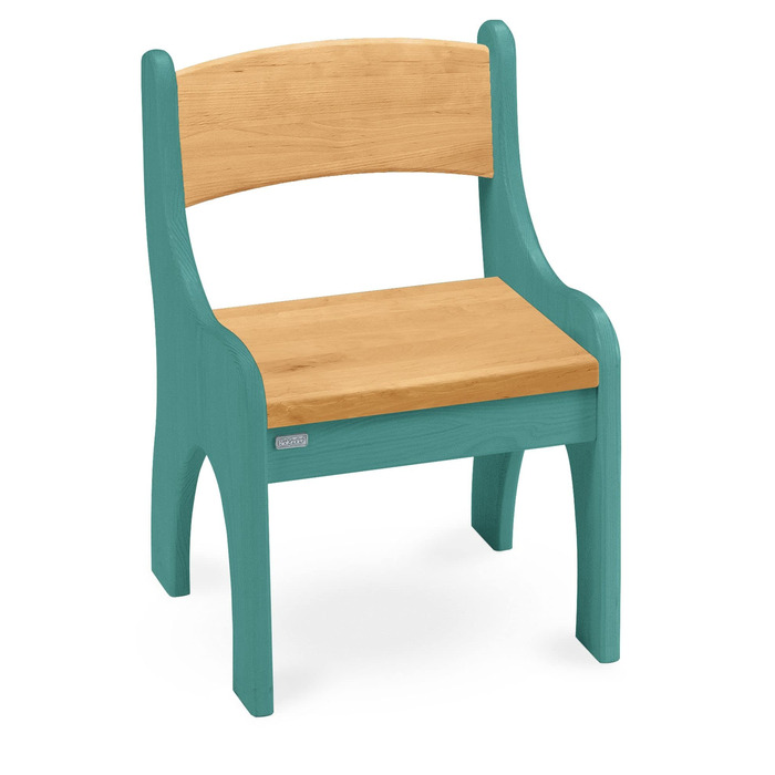 Оригінальний дитячий стілець Levin від BioKinder Дерев&39яний стілець, дитячий стілець виготовлений зі 100 органічного масиву деревини, натурально оброблений олією та лаком, вільха та океанічний блакитний. Вільха натуральна океанічний блакитний лак.