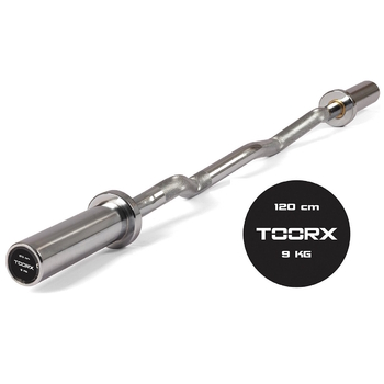 Гриф для штанги Toorx Max 300 Kg EZ curl 120 см 50 мм (BCO-120)