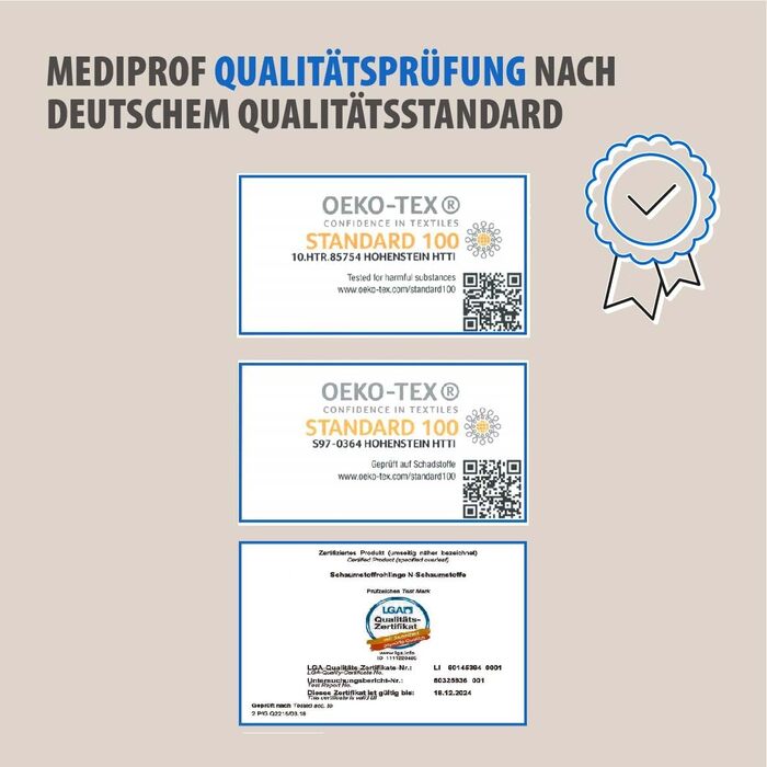 Ортопедична подушка для ніг MEDISAFETY MEDIPROF Оригінал від MediSafety (75x50x20 см) Зроблено в Німеччині Сертифіковано Oeko-Tex