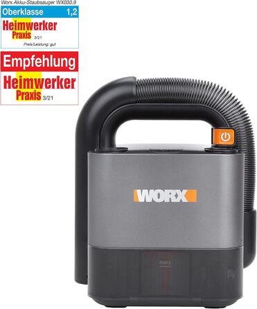 Акумуляторний пилосос WORX WX030.9 Max 20V (без акумулятора та зарядного пристрою)