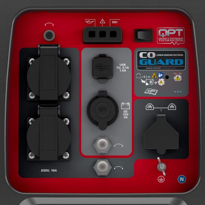 Бензиновий інверторний генератор Briggs & Stratton PowerSmart P2400 — 2400 Вт / 1800 Вт, надтихий, портативний, 230 В