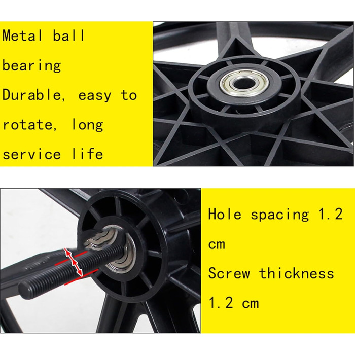 Дюймові, 22-дюймові та 24-дюймові задні колеса для ручних інвалідних візків з інтегрованими чорними підшипниками колісних ременів для більшої стійкості(22 дюйми) 22 дюйми Чорний, 20-