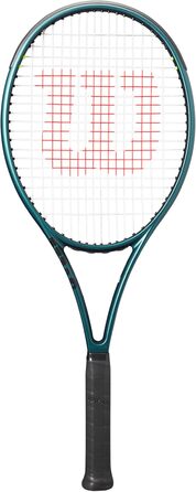 Тенісна ракетка Wilson Blade 101L V9 FRM – зелена, 286 г, 4 1/4" (2), готова до гри