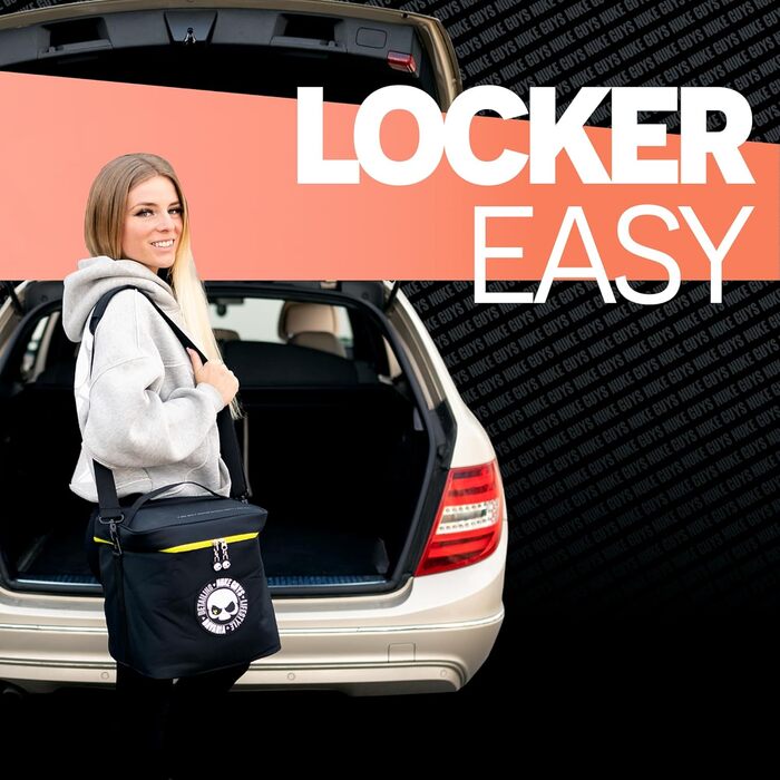 Сумка для автохімії Nuke Guys Мала Зручна сумка для багажника з липучкою для надійної фіксації Органайзер для зберігання засобів догляду за автомобілем Автомобільна сумка в багажник, мала