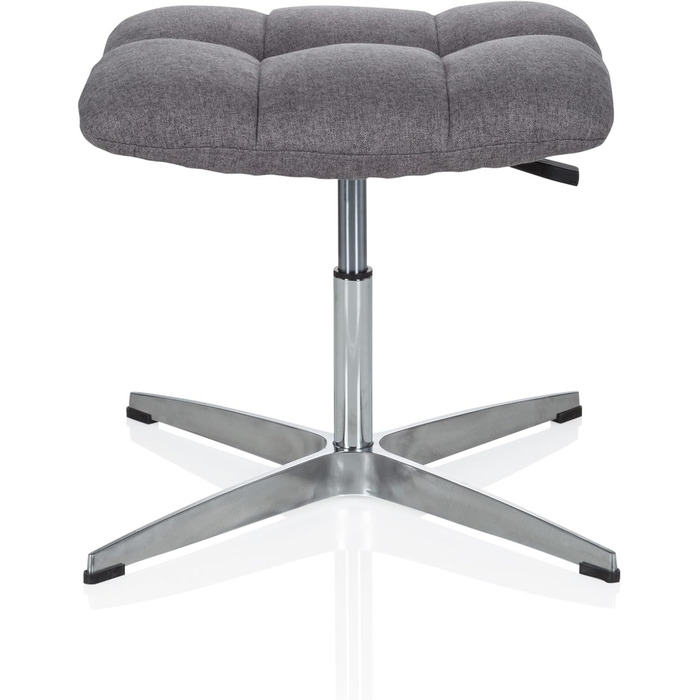 Ретро-табурет SARANTO, 670934, тканина, темно-сірий