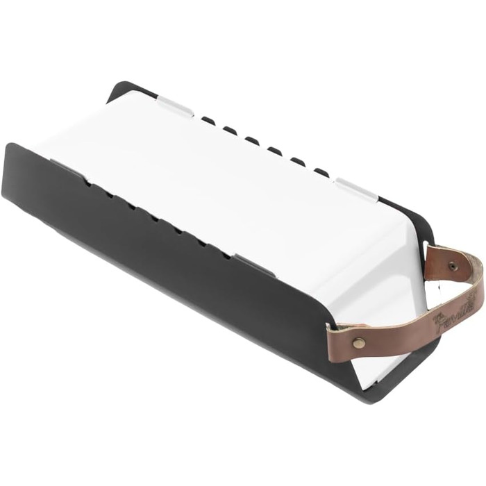 Портативний кемпінговий гриль Fumo M червоного кольору Компактний та розбірний вугільний гриль Легко транспортувати Міцний та практичний для приготування їжі на свіжому повітрі 48x17x11 см (білий)