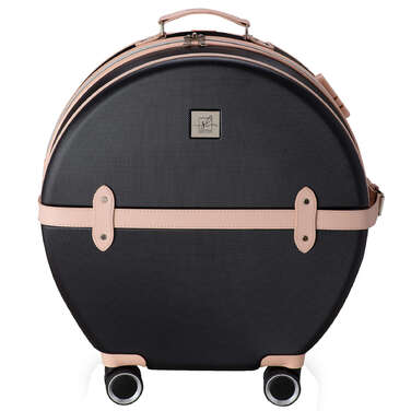 Валіза Semi Line 24' (M) Black/Pink Cream (T5671-3)
