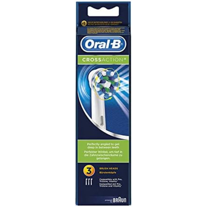 Електрична щітка Procter & Gamble Oral-B Crosse Action 3 шт.