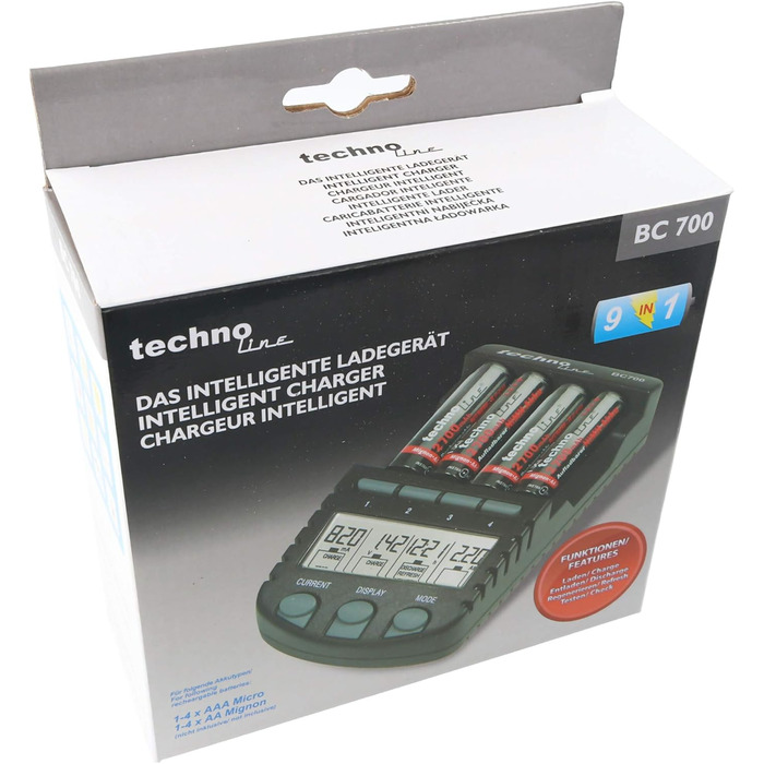 Зарядний пристрій La Crosse Technology RS700 з РК-екраном