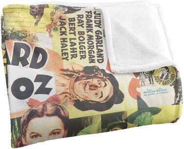 Чарівник країни Оз, ковдра з оптимального м&39якого шовку, 152 x 127 см