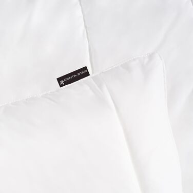 Подушка Centa-Star Vital Plus, 80 x 80 см, брендовані кульки з порожнистого волокна, змінний наповнювач, із застібкою-блискавкою, Oeko-Tex Standard 100 Клас 1, біла, (1 упаковка)