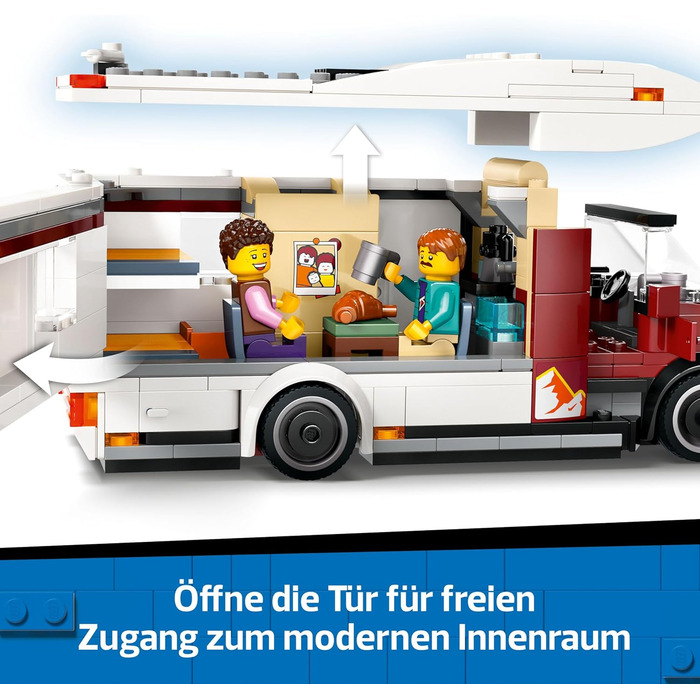 Конструктор LEGO City 60454, Дім на колесах для пригод, 385 деталей