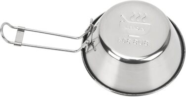 Кемпінгове начиння VGEBY, миски з нержавіючої сталі 304, портативні, складні кемпінгові миски для походів та подорожей, набір з 4 предметів об&39ємом 300 мл