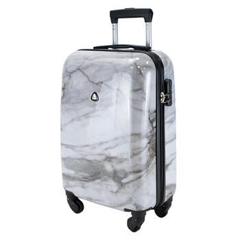 Валіза Semi Line 20' (S) White Marble (T5731-1)