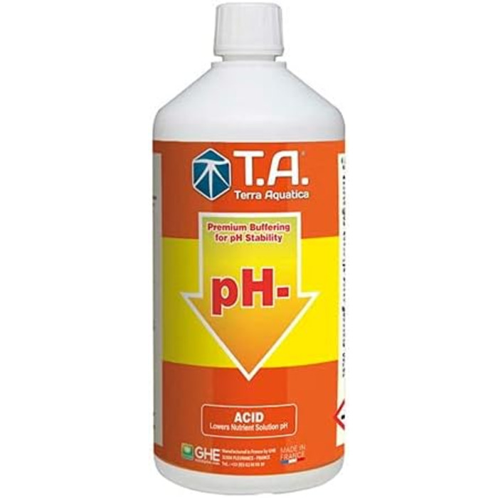 З кольоровим дисплеєм PH Down 1L