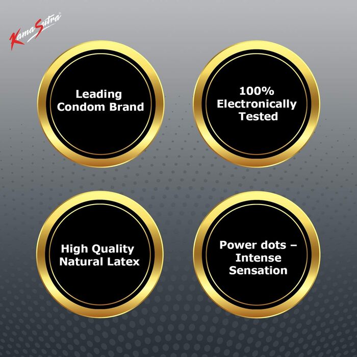 Презервативи KamaSutra Long Last Delaying Dotted, 12 шт