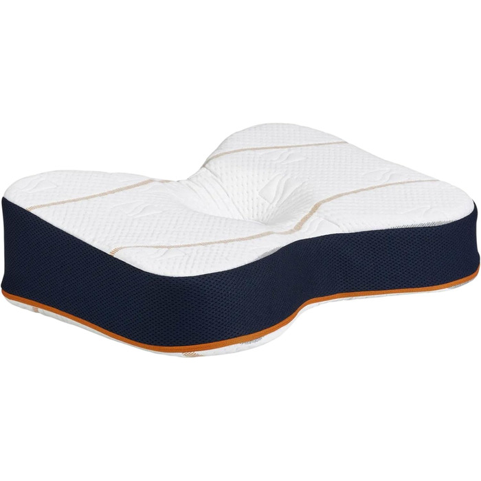 Спортивна подушка Подушка для голови - Підтримка шиї, оптимальна вентиляція - Біла - 50 x 35 см