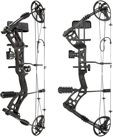 Набір складених луків ZSHJGJR 35–70 lb – регульований мисливський та спортивний лук з повним комплектом аксесуарів