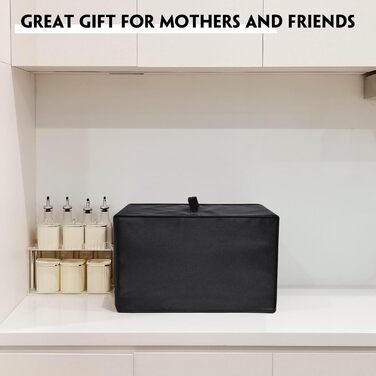 Термостійка водонепроникна пилонепроникна кришка для двозонної аерофритюрниці Ninja Foodi MAX AF400EUCP 9.5 л, AF500EU 10.4 л (чорна)