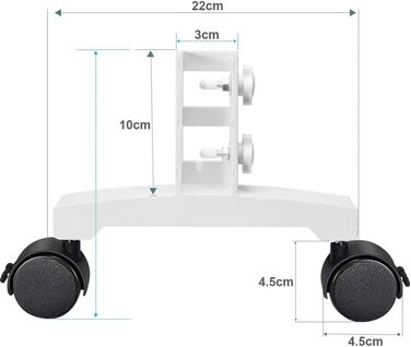 Підставки для інфрачервоних обігрівачів, універсальні підставки для окремого використання, залізні підставки з колесами для різних марок та моделей з рамою, 2