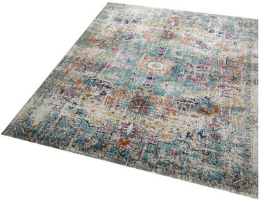 Відкритий східний килим орнаменти вітальні килим для вітальні вінтажний в сіро-блакитному кольорі розмір 160х230 см 160х230 см сір