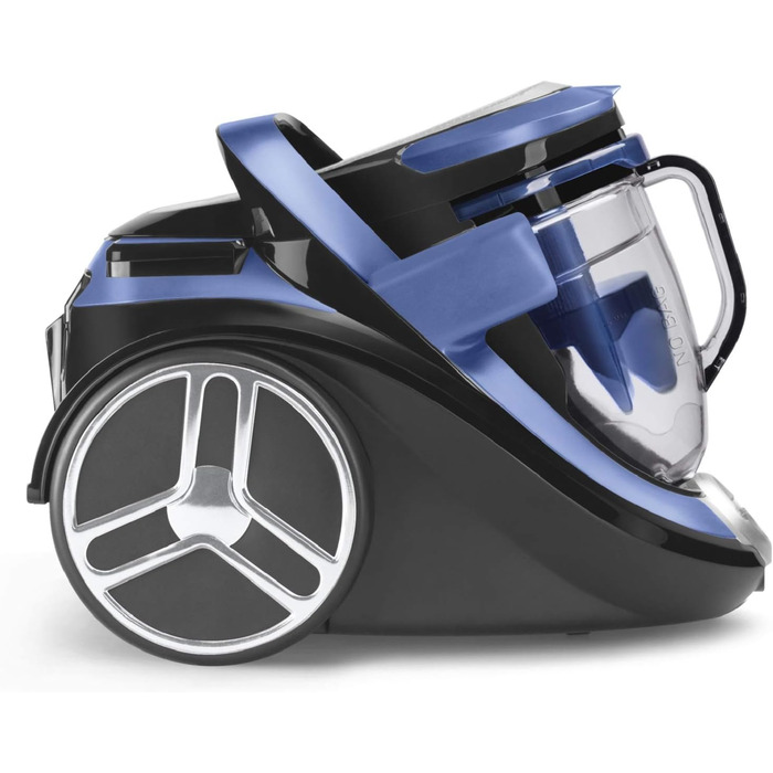 Безмішковий пилосос 550 Вт об'єм пилу 2,5 л низький рівень шуму компактний розмір вкл. аксесуари синій 33, 3 x 30 x 43, 5 см парке