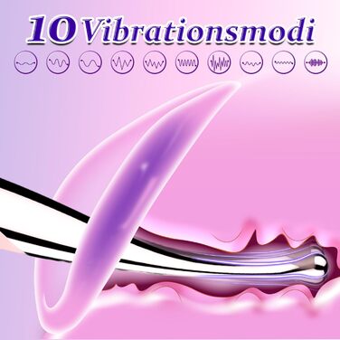 Високочастотний вібратор для точки G, вібратор для клітора, 10 режимів вібрації, 3 змінні вібраційні головки, високочастотний силіконовий вібратор, вібрація для жінок, стимулятор клітора, анальний вібратор