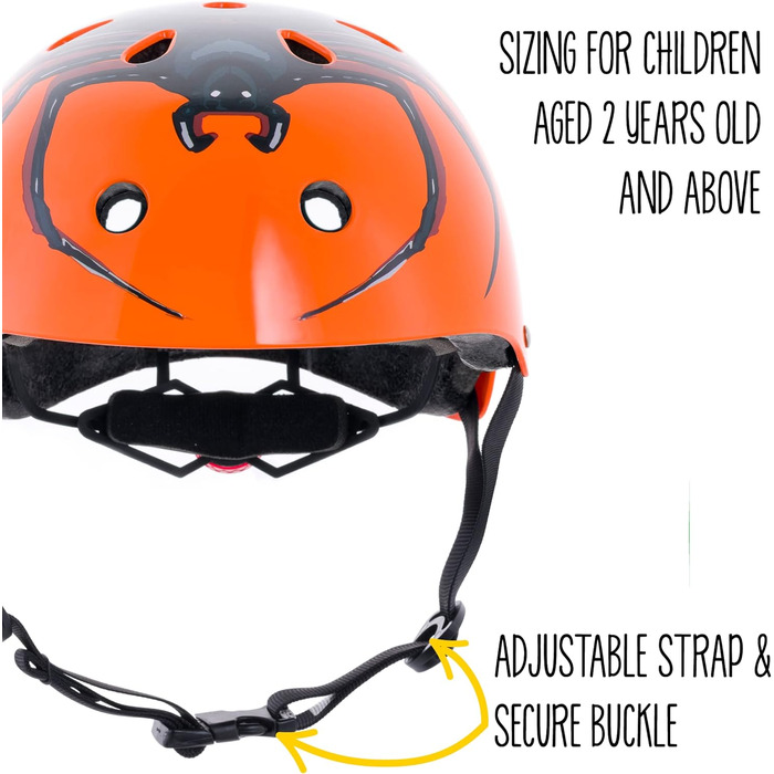 Дитячий шолом велосипедний шолом для дівчаток і хлопчиків чоловічий і жіночий - Повністю регульований - Світлодіодний задній ліхта