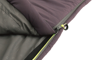 Спальний мішок Outwell Contour Reversible/+2°C Dark Purple Right (230372)