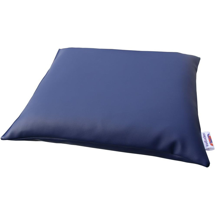 Нудистська подушка fulcio431 45x35x10,5 см, оригінальний колір Skai сапфірово-блакитний