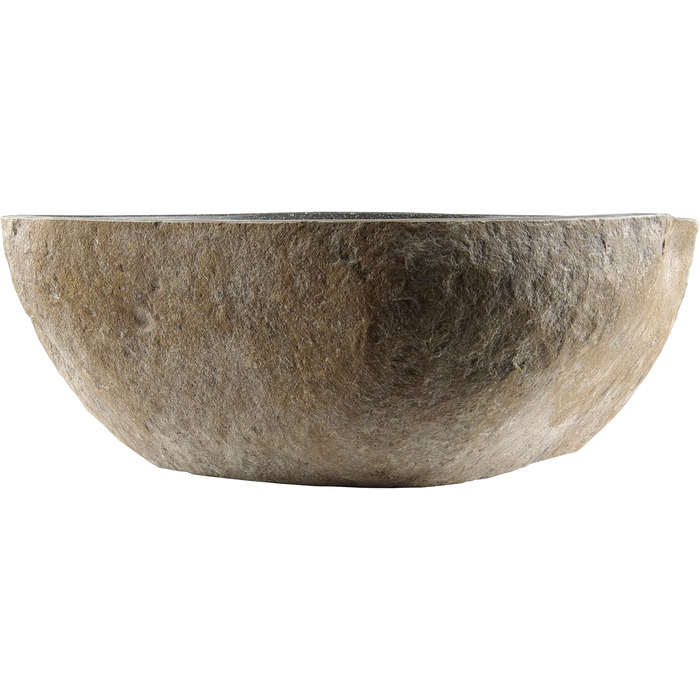 Ручний умивальник з натурального вулканічного каменю Андезит — 30 × (7–8) × 30 см, 9,5 кг