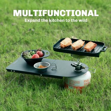 Легкий складаний туристичний стіл Fire-Maple Petrel з алюмінієвого сплаву для самотніх поїздок, трекінгу та кемпінгу в дикій природі, вагою всього 191 грам