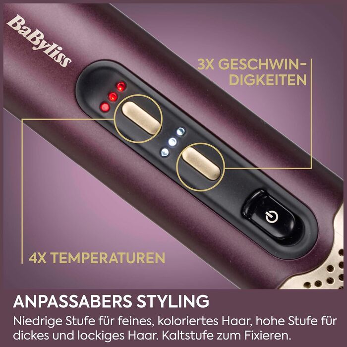 Стайлер для вологого та сухого волосся BaByliss Air Power Smooth, AS6400E