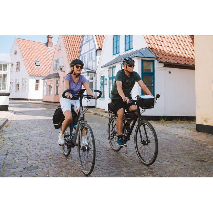 Велосипедні дзеркала ліве та праве - Велосипедні дзеркала для міста та відпочинку - Велосипедні дзеркала для електровелосипедів, складні, легкі та поворотні, чорні, ліве та праве, 2 -