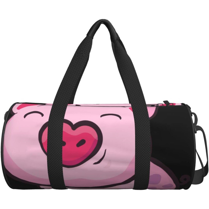 Дорожня сумка Посмішка Рожевої Свинки, спортивна сумка для чоловіків та жінок, сумка-мішок, спортивна сумка