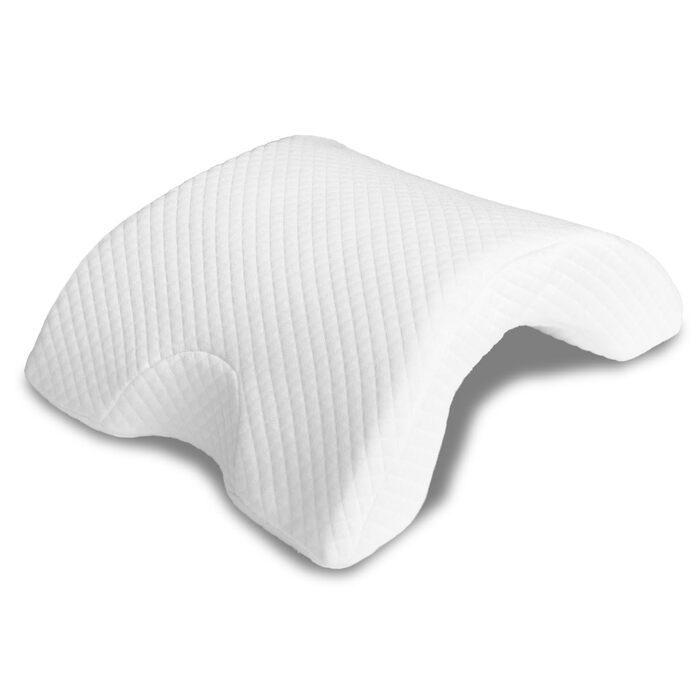 Ергономічна подушка для сну на боці з підлокітником, 26 x 30 x 12 см, охолоджувальний ефект, підтримка шиї та спини