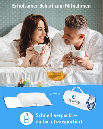 Подушка для сну на боці GIANFAR Ергономічна подушка Подушка для шийного відділу хребта з піною з ефектом пам&39яті Високоякісний терморегулюючий чохол Подушка для підтримки шиї з гігієнічним ультрасвіжим покриттям Термонаволочка білого кольору 55x40x12/10