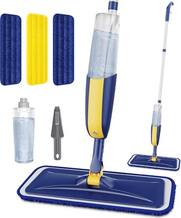 Швабра з функцією розпилення Швабра-розпилювач Швабра для підлоги - MANGOTIME Швабра-розпилювач Швабра для підлоги Волога швабра з