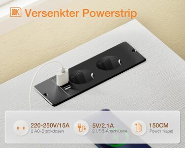 Г-подібний письмовий стіл ODK з шухлядами, кутовий стіл 174x100 см, білий з перевернутою полицею, ігровий стіл зі світлодіодним підсвічуванням та підставкою для монітора, комп&39ютерний стіл, офісний стіл для кабінету або спальні, 174x100 см, білий