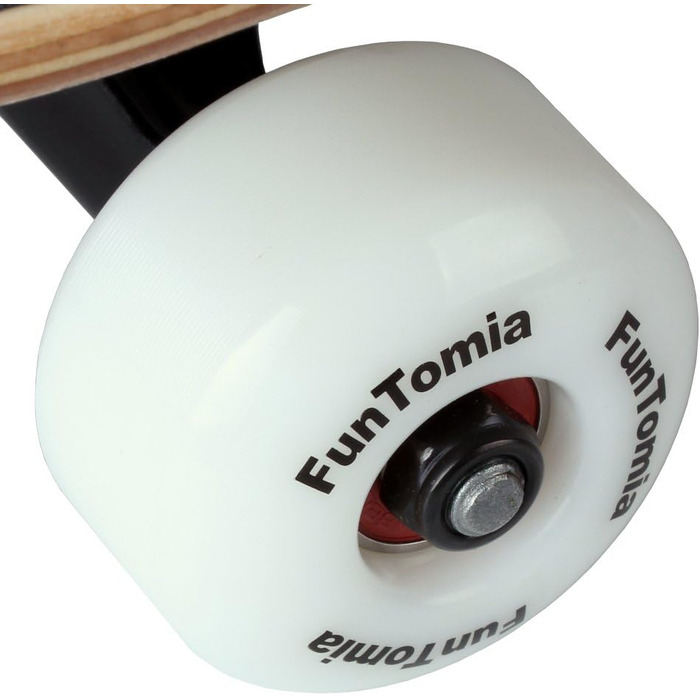 Скейтборд FunTomia з кульковими підшипниками ABEC-9, твердістю коліс 100A, 7-шаровим канадським кленом, сателіт кіктейл дека - повний комплект для трюків і стріт-катання