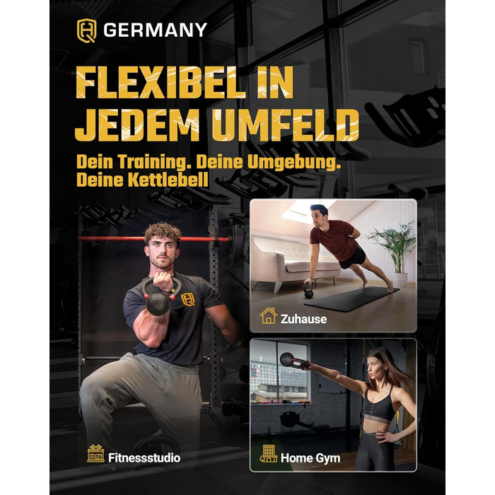 Гіря HQ Germany з порошковим покриттям (Powdercoat) 2-32 кг Стартовий набір (2468 кг)